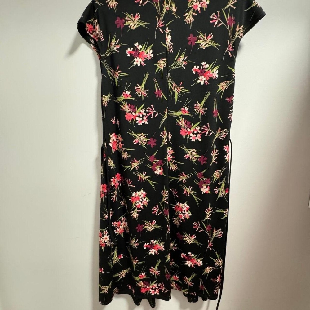 Max Studio Women's Black and Pink Dress